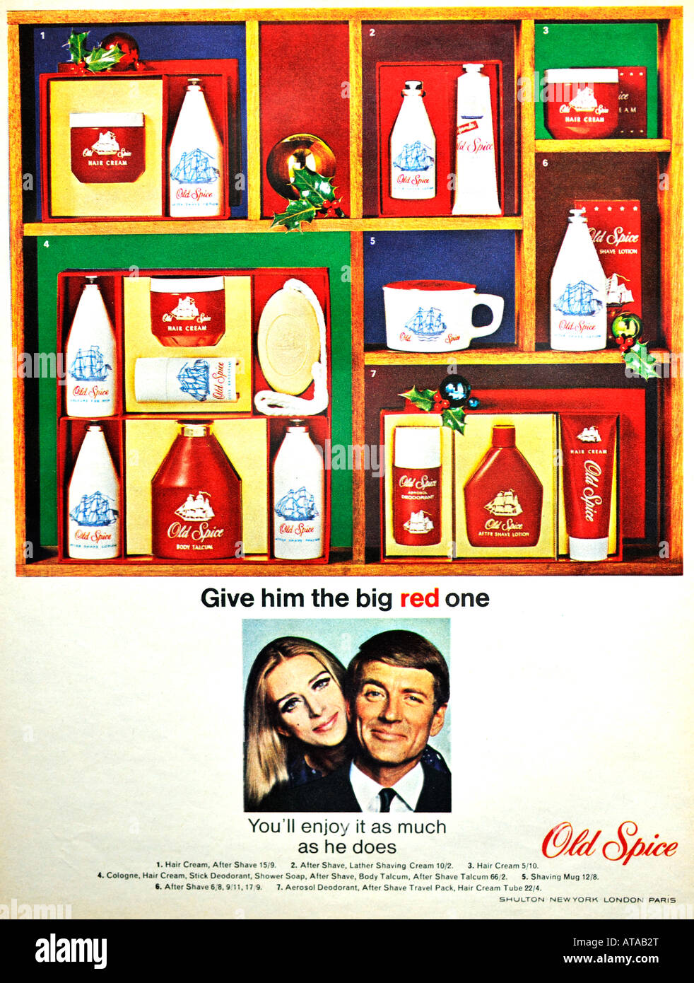 Old spice ad 1960s hires stock photography and images Alamy