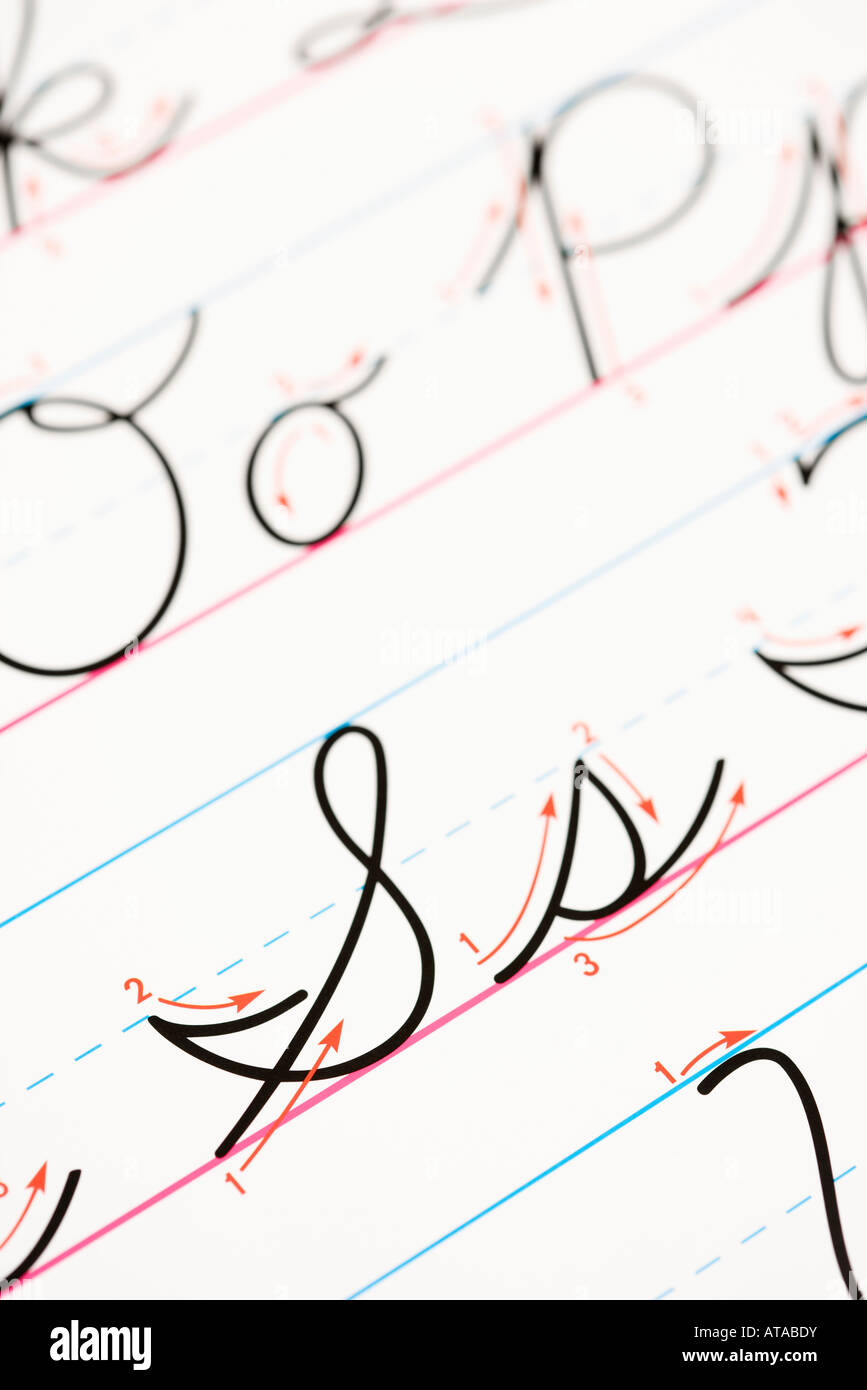 Cursive script writing hi-res stock photography and images - Alamy