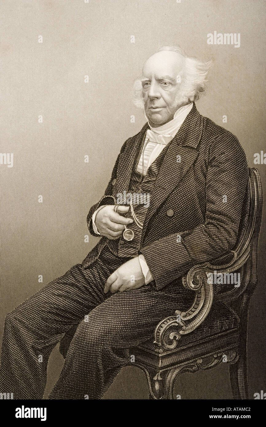 Andrew Reed, 1787 – 1862. English Congregational minister, hymnwriter, philanthropist and social reformer.  Founder of the London Orphan Asylum Stock Photo