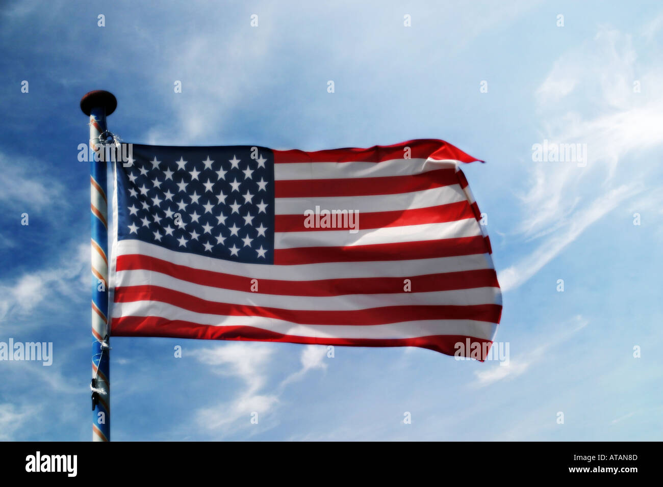 american flag Stock Photo