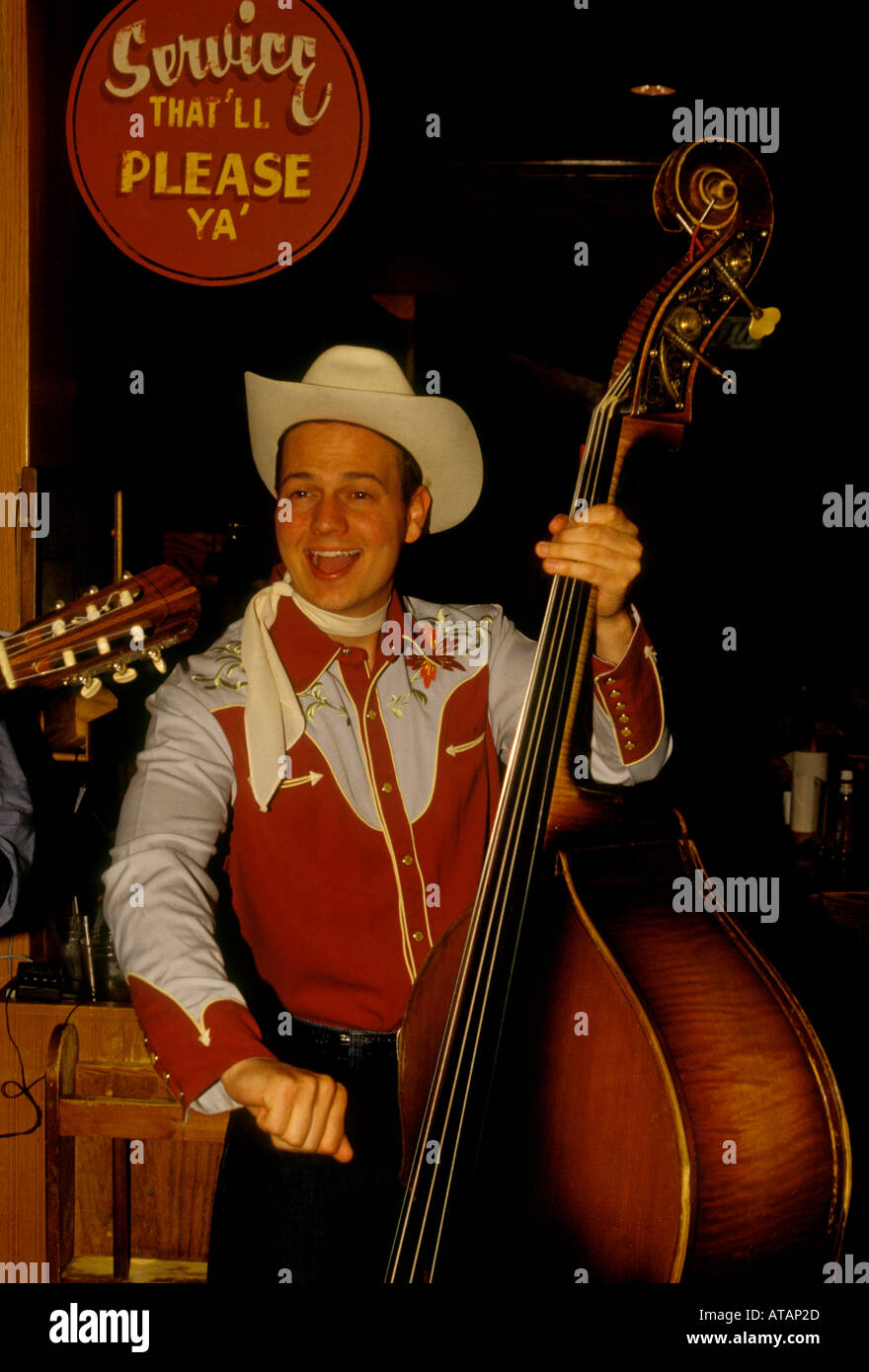 Syd Masters and the Swing Riders band, Syd Masters, Swing Riders band, country music band, trio, Albuquerque, Bernalillo County, New Mexico Stock Photo