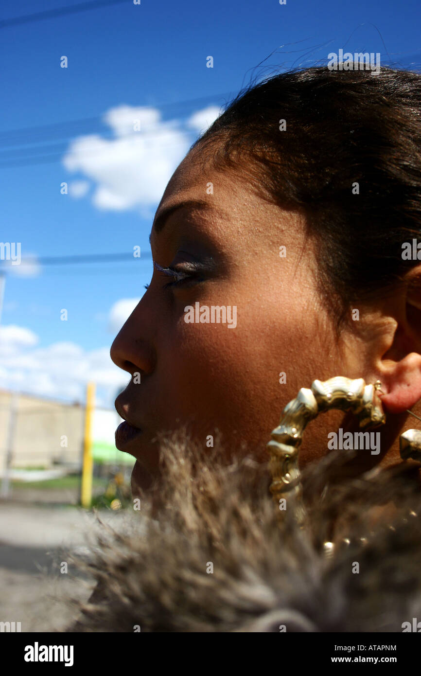 African American Woman Profile High Resolution Stock Photography and ...
