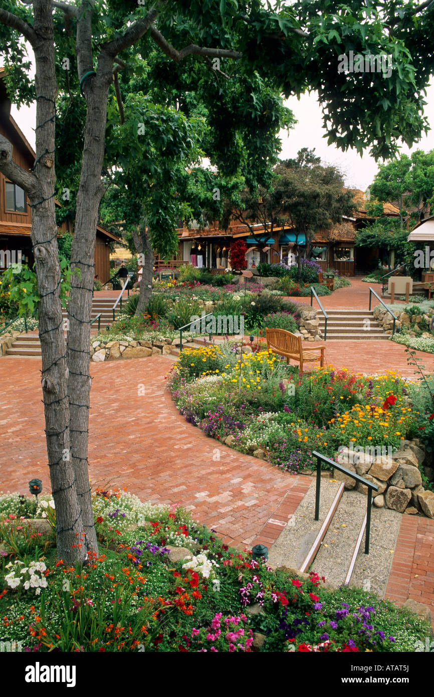 The Barnyard Carmel Valley Monterey County California Stock Photo