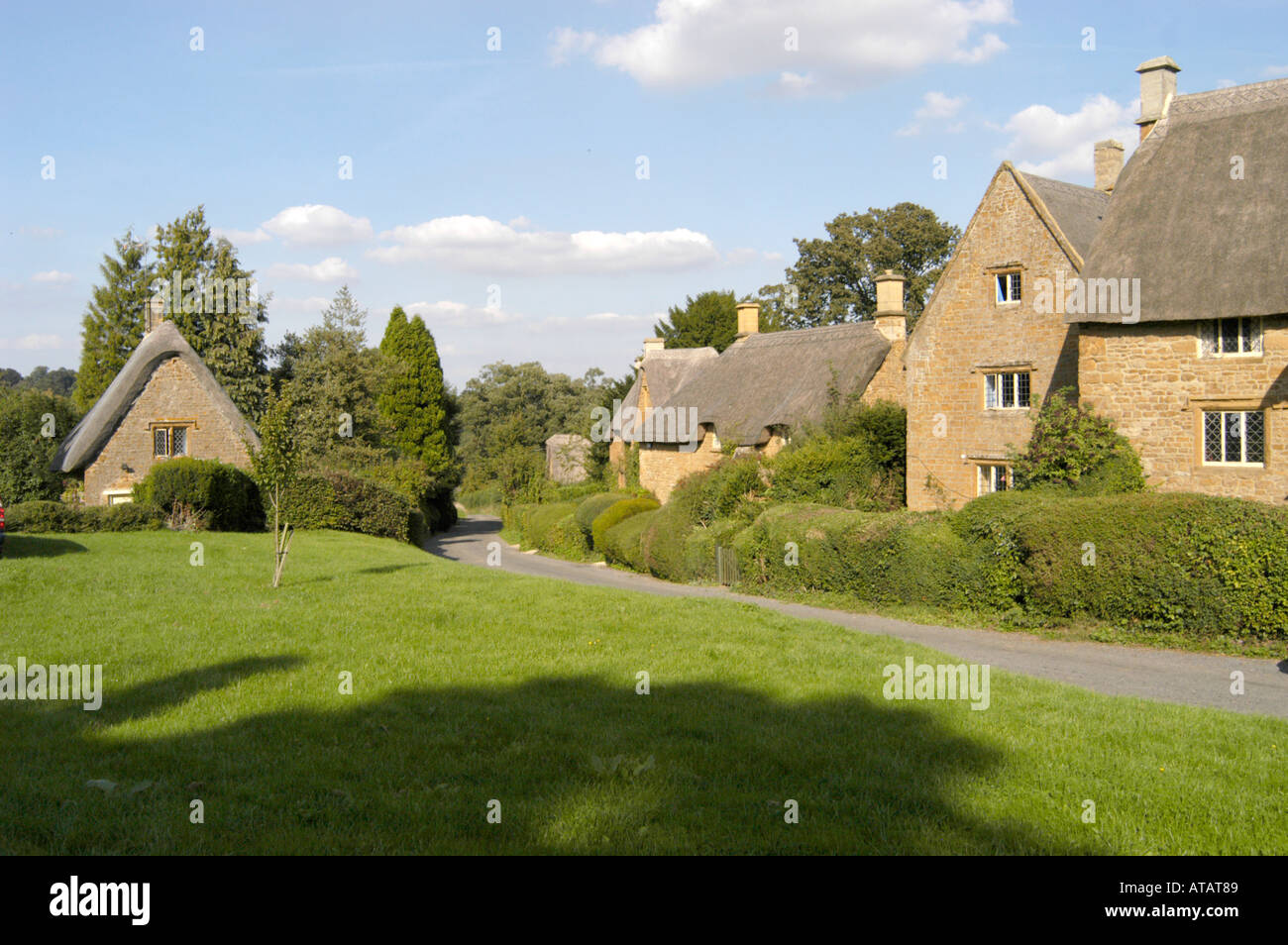 The village of Great Tew in Oxfordshire Stock Photo Alamy