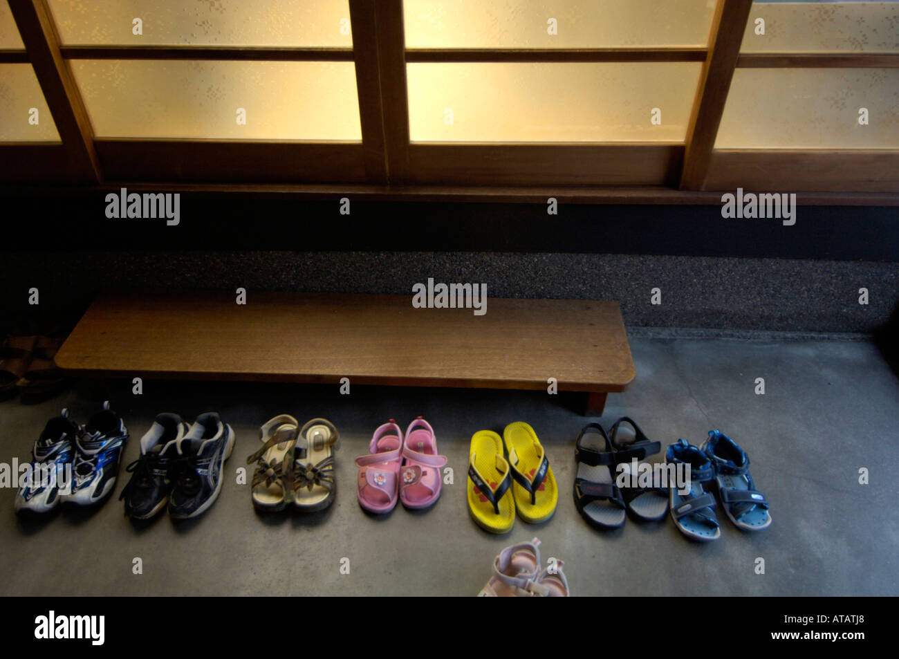 Shoes outside door japan hires stock photography and images Alamy