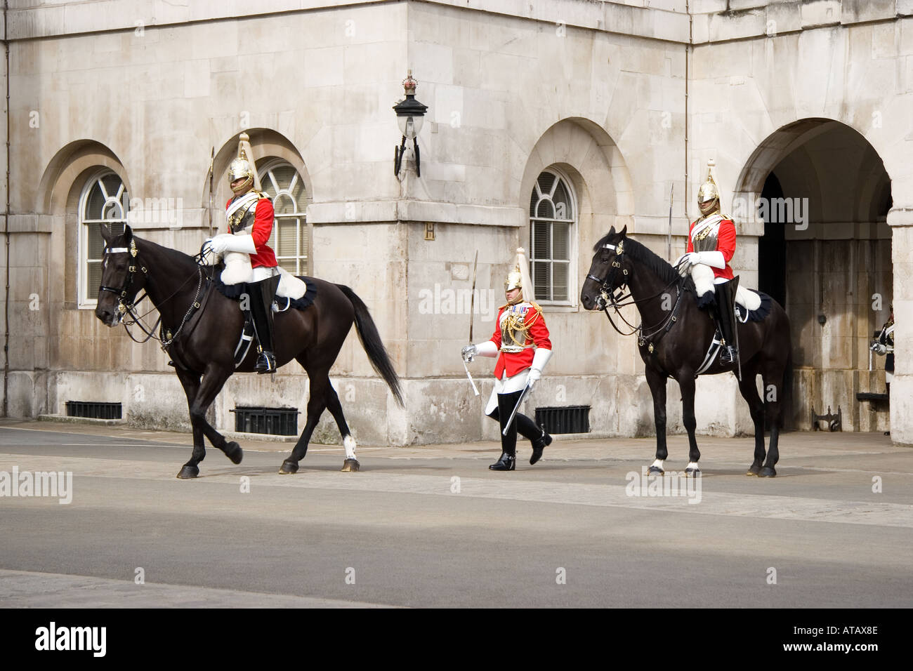 Mounted soldiers.Horseguards parade Stock Photo Alamy