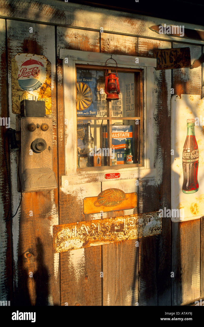 Old gas station Santa Ynez Santa Barbara County California Stock Photo Alamy
