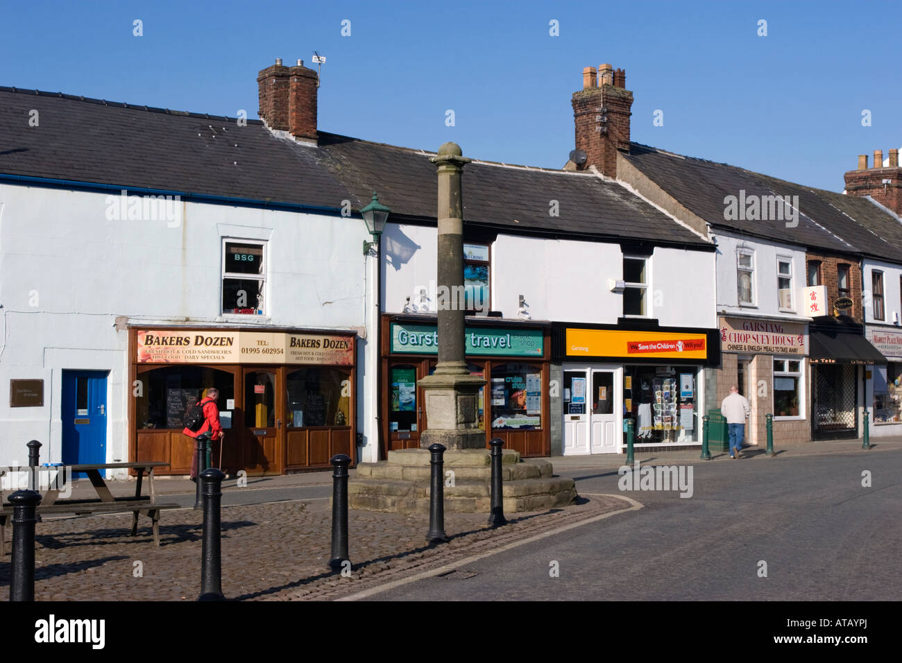 The Market Cross at Garstang in Lancashire Stock Photo - Alamy