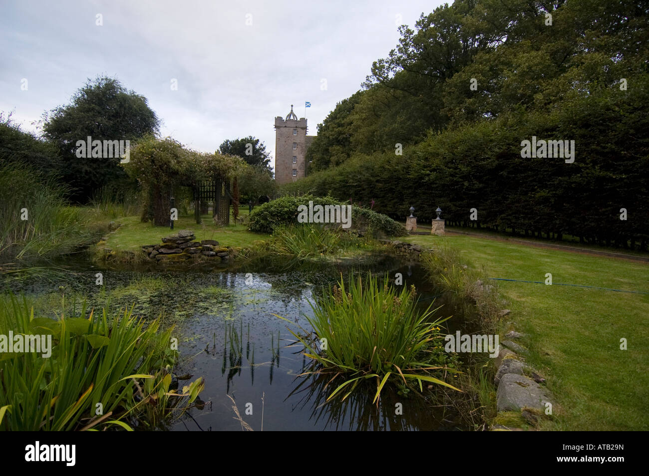 Castle grounds, Castle Stuart, Inverness, Scotland Stock Photo