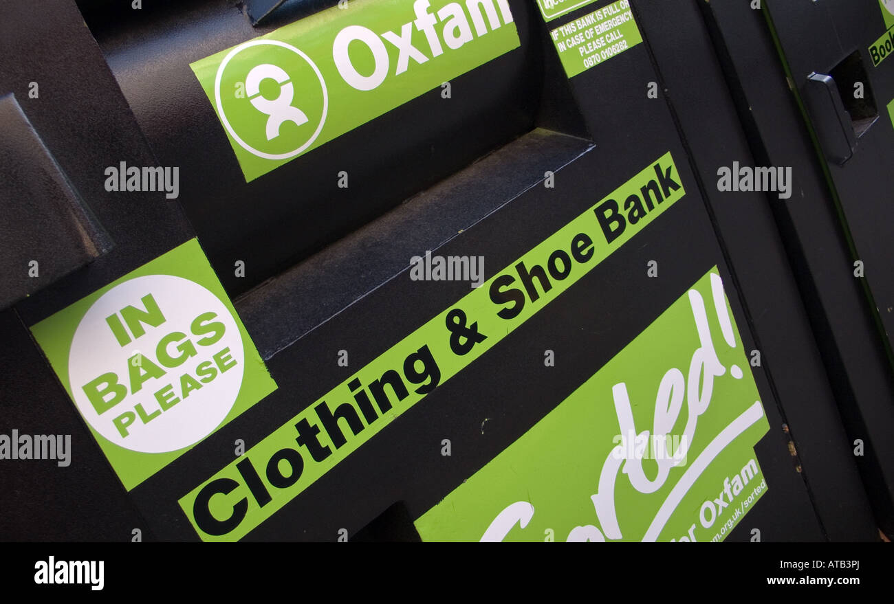 Clothing and Shoe Bank, London, England, UK Stock Photo Alamy