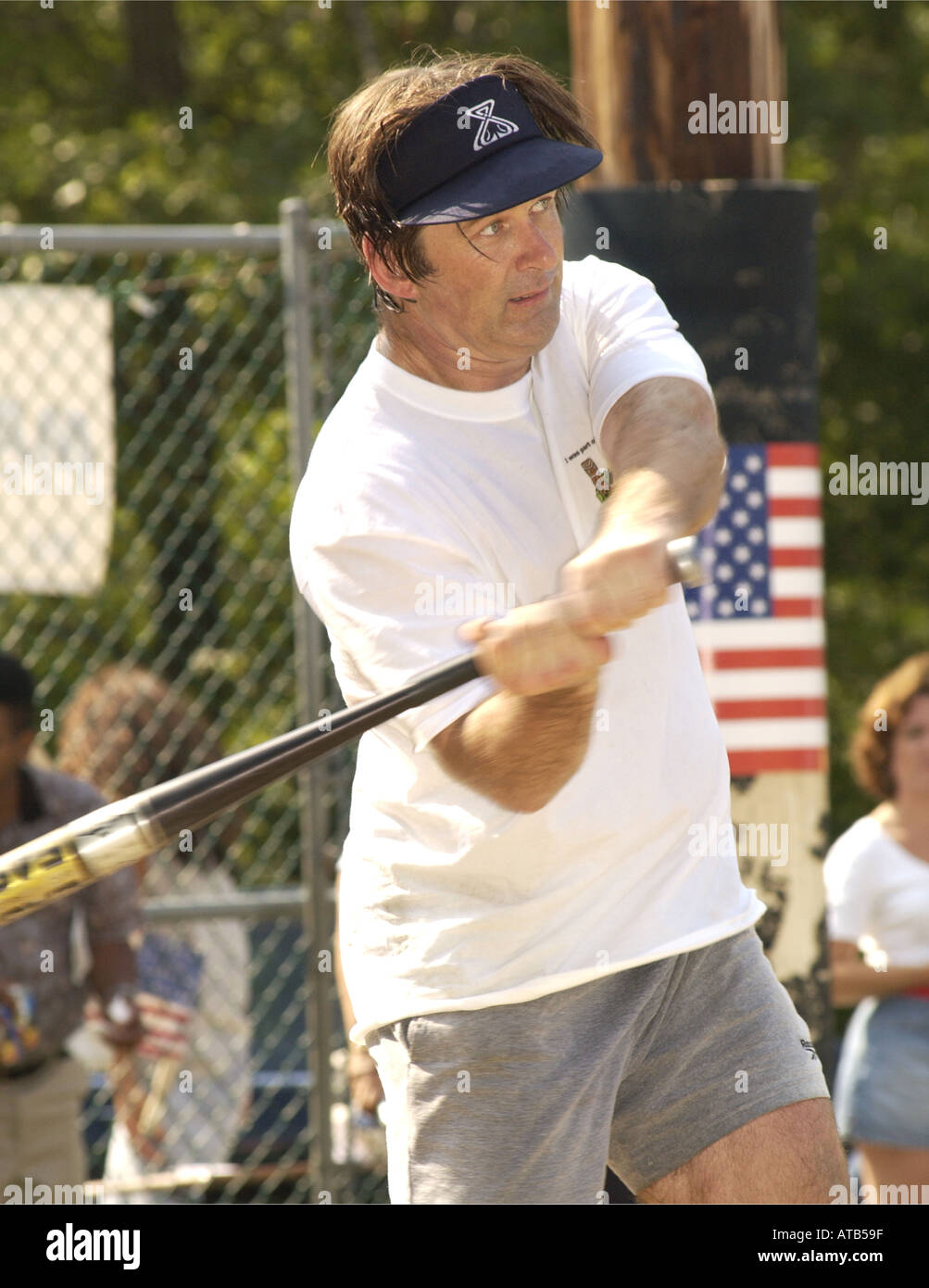 East Hampton NY 09 22 01 Actor Alec Baldwin during a charity softball