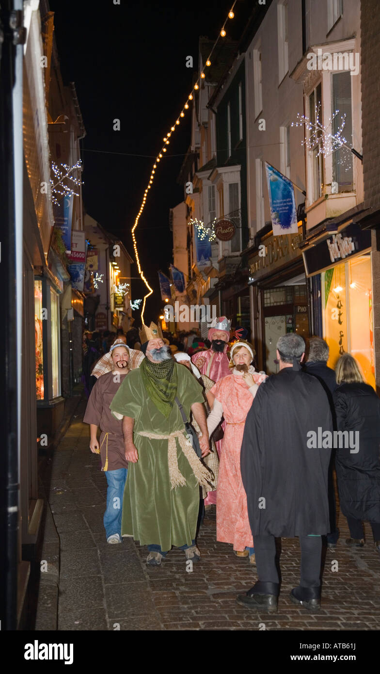 new year s eve celebrations in st ives Stock Photo - Alamy