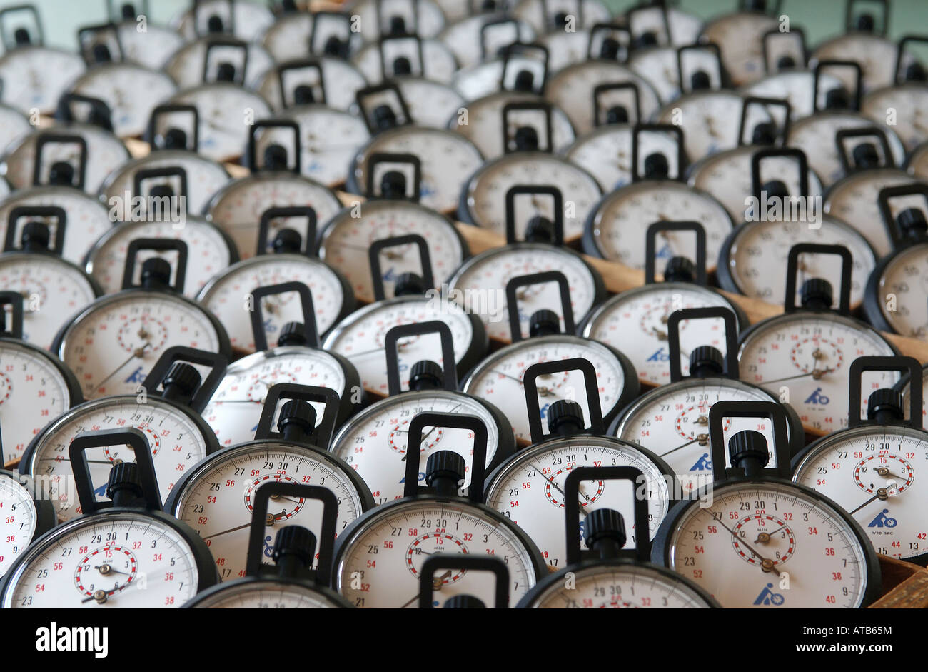 Stopwatches at ADOLF HANHART GmbH & Co., Germany Stock Photo Alamy