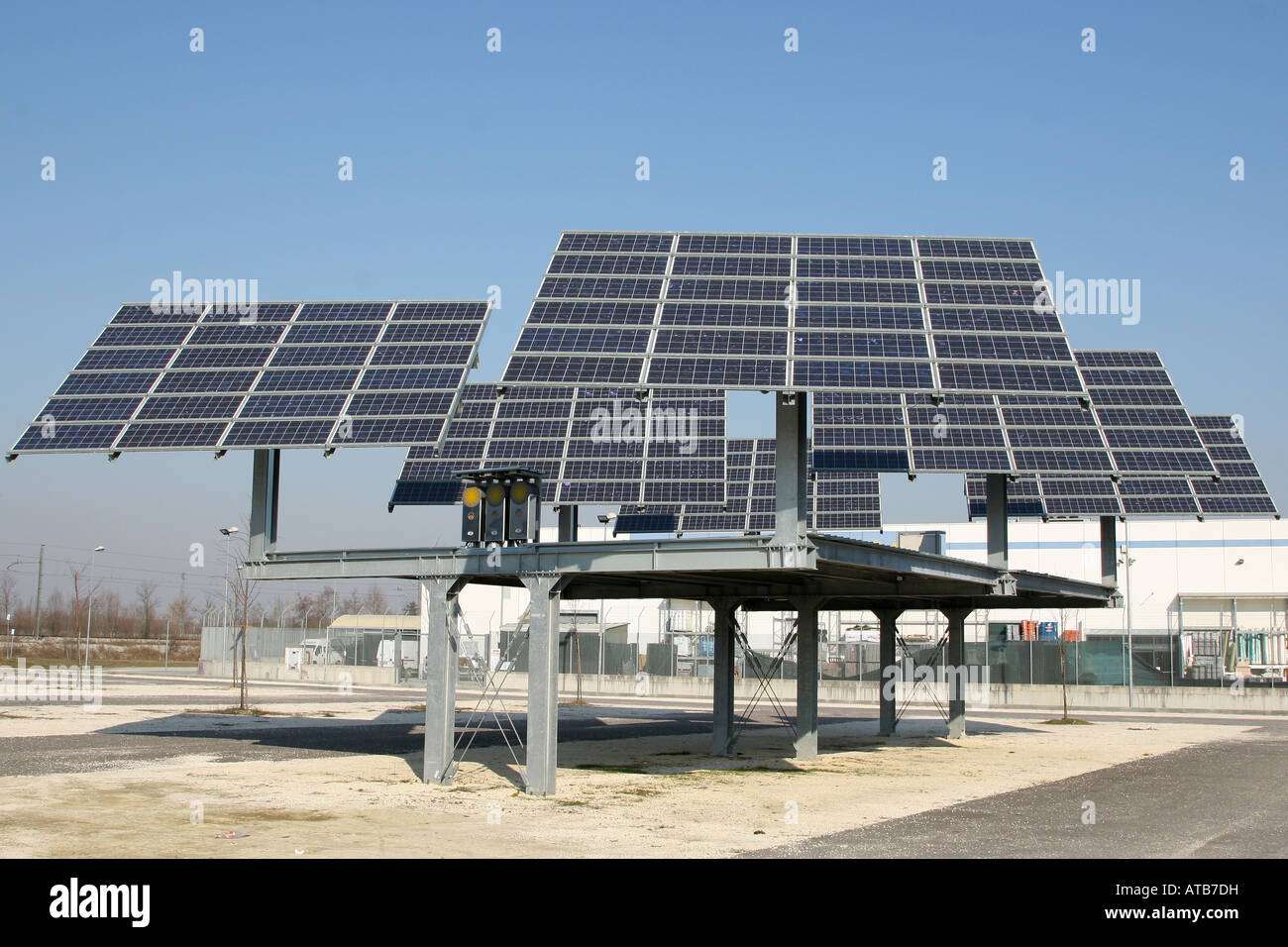Solar panels for power supply Stock Photo Alamy