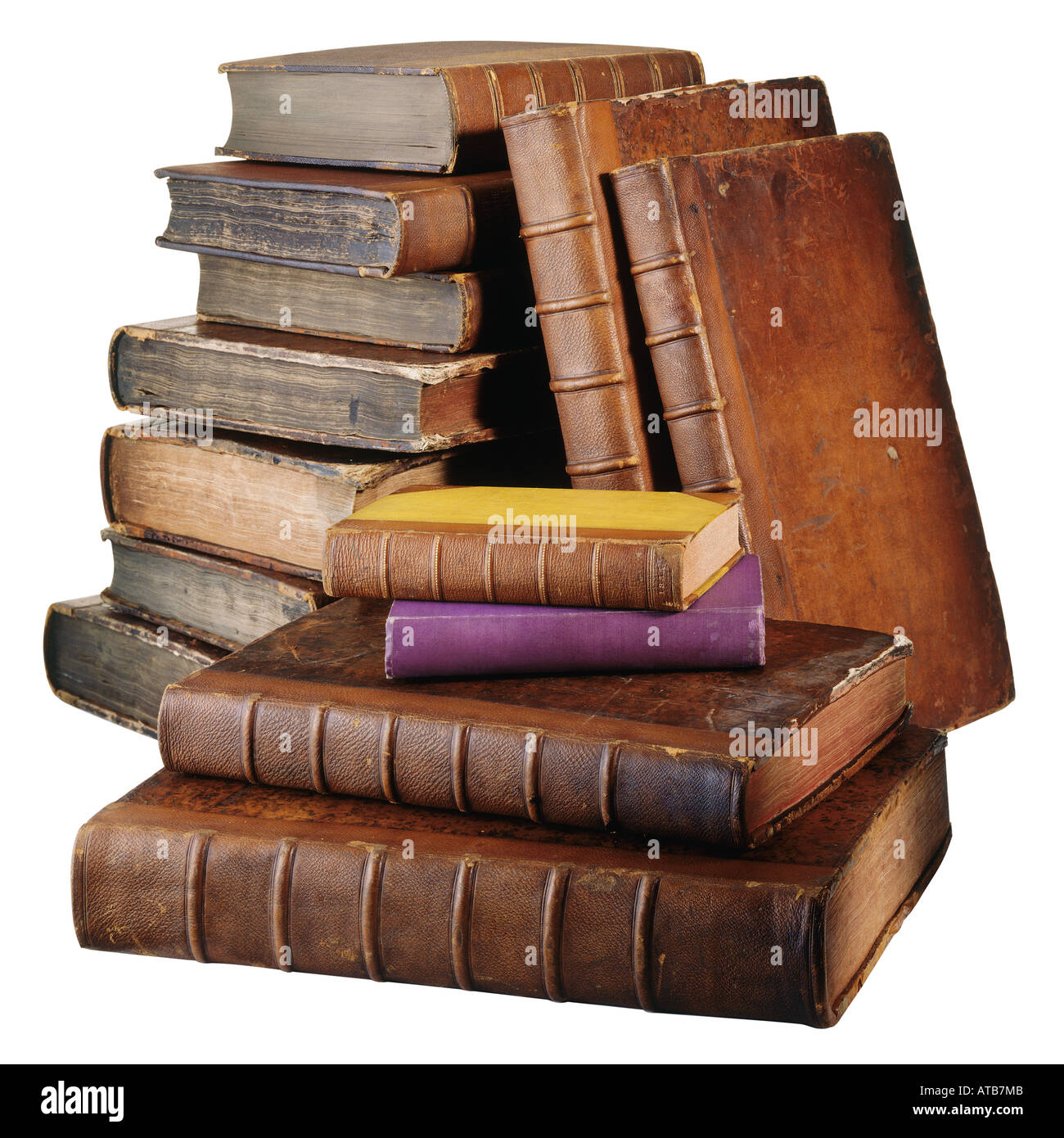 A pile of hardback books Stock Photo Alamy