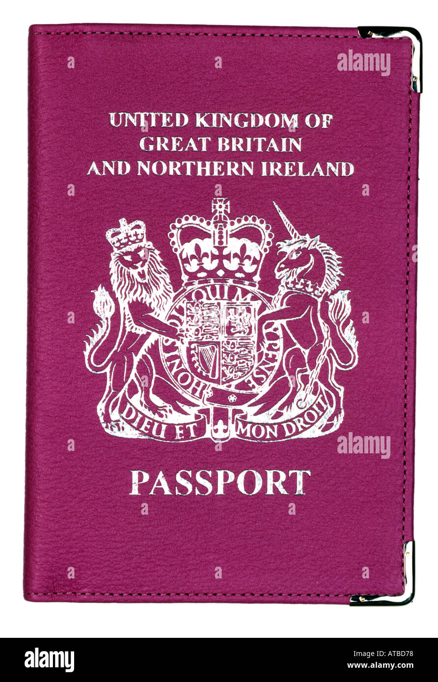 Uk Passport Cover Stock Photo 1686903 Alamy