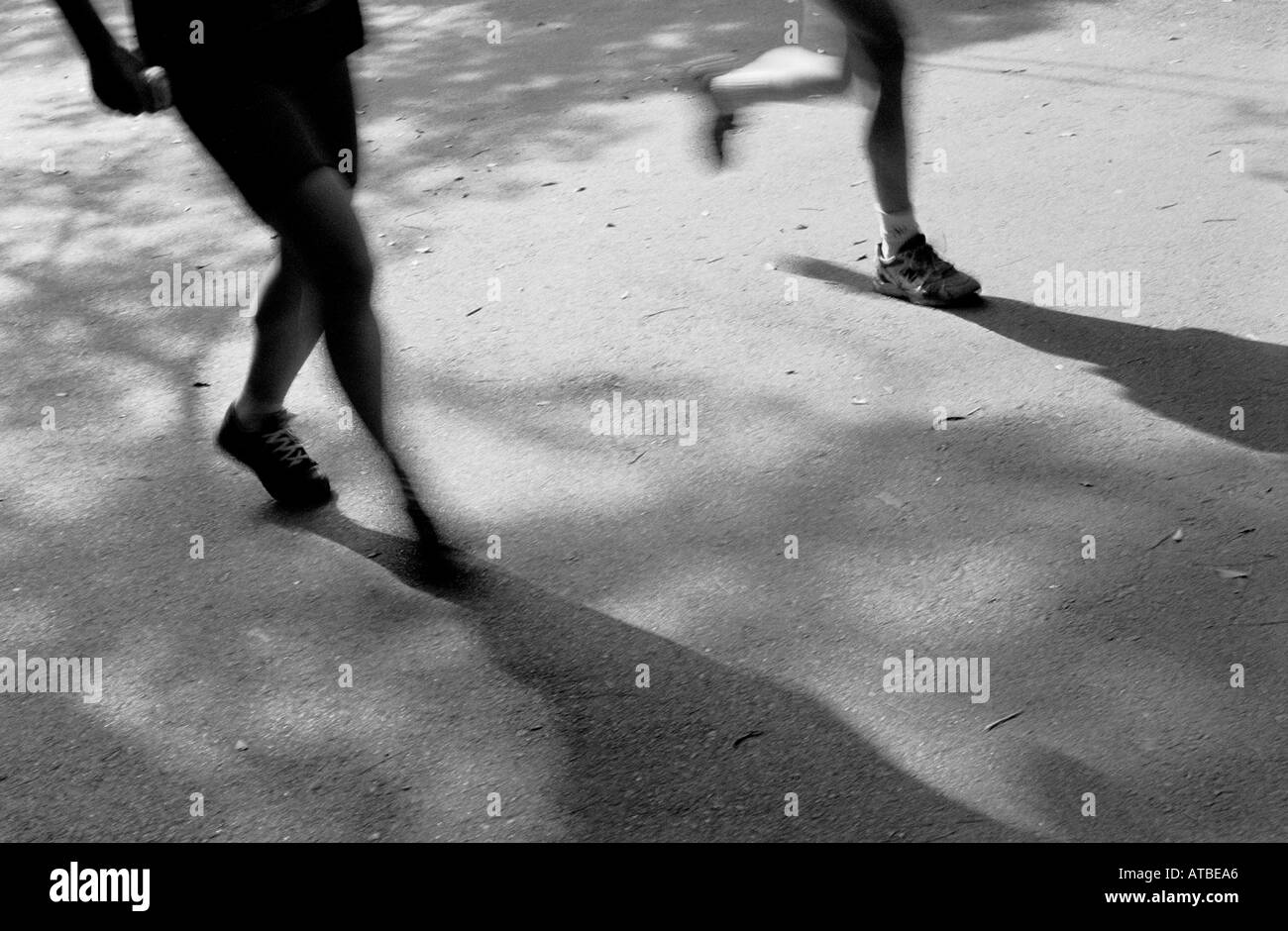 Running legs Black and White Stock Photos & Images - Alamy