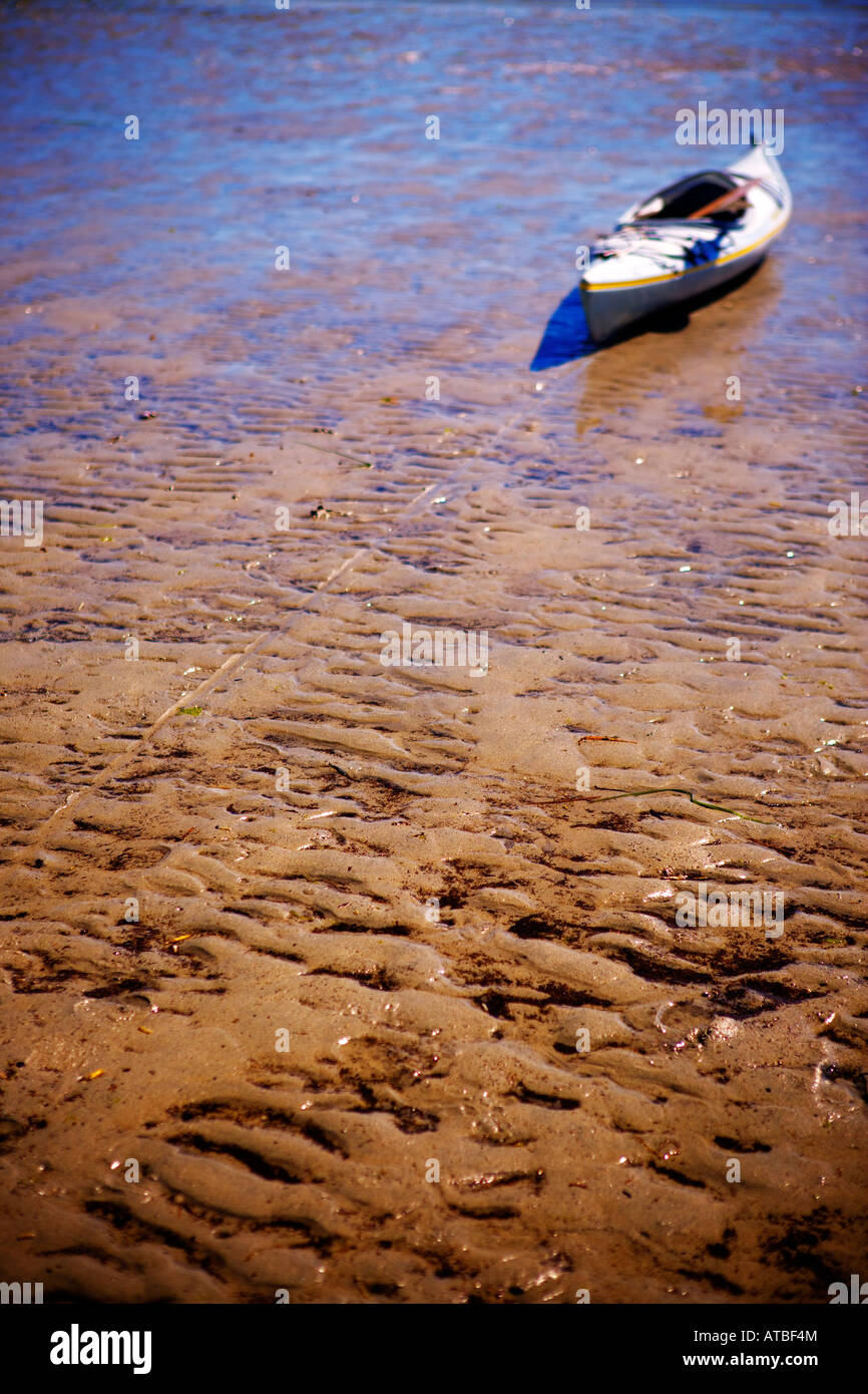 a kayak on the beach Stock Photo - Alamy