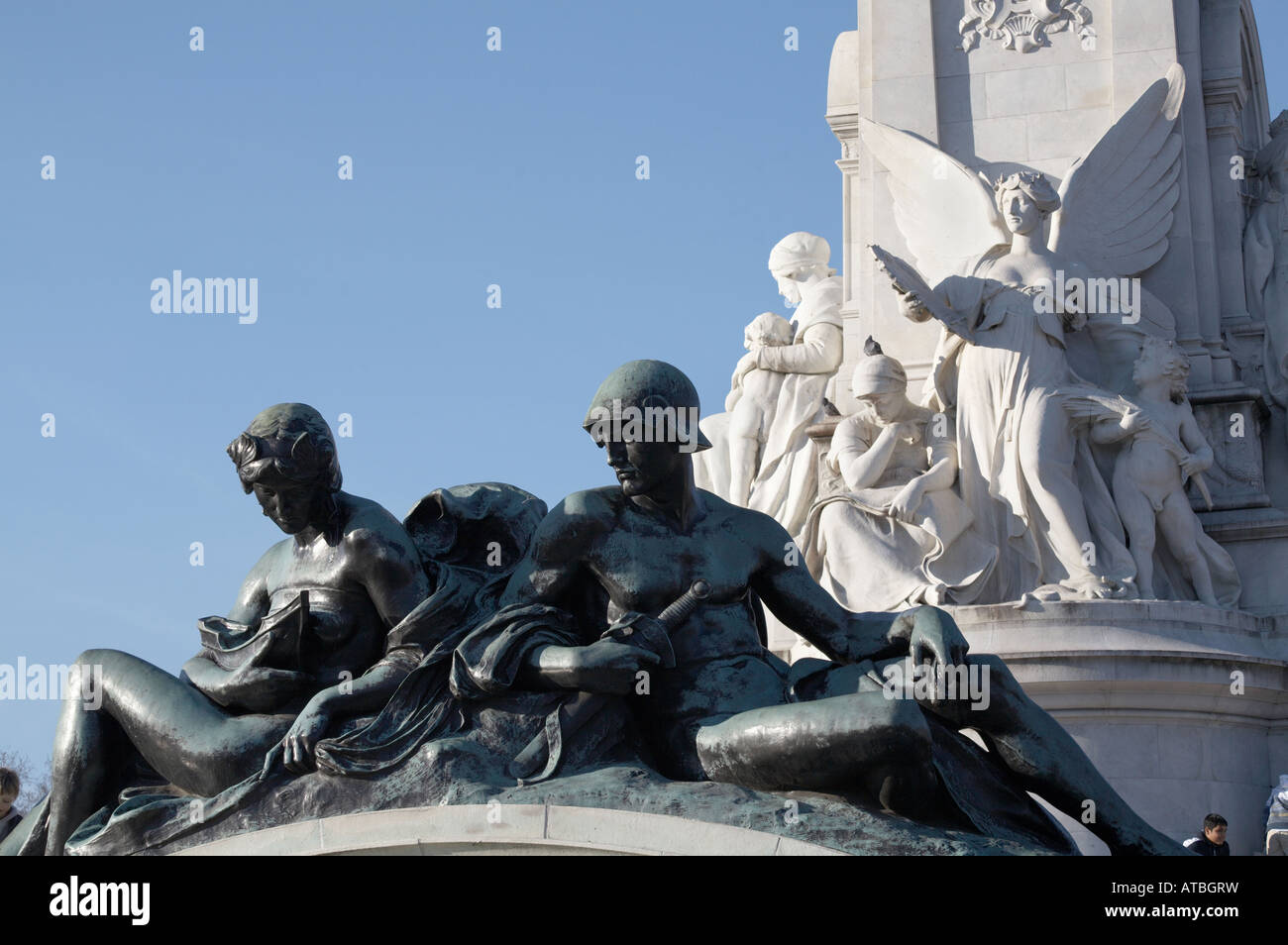 Majestic public statue in London England Britain UK Britain Stock Photo