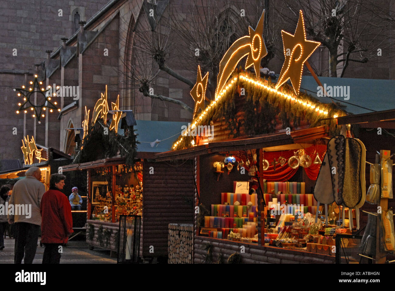 Christmas market at Neustadt an der Weinstrasse, Germany, Rhineland