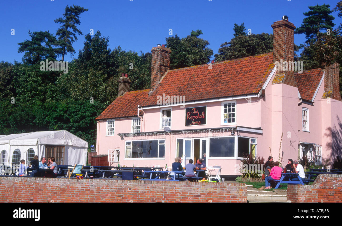 Ramsholt Arms Pub Suffolk England Stock Photo Alamy