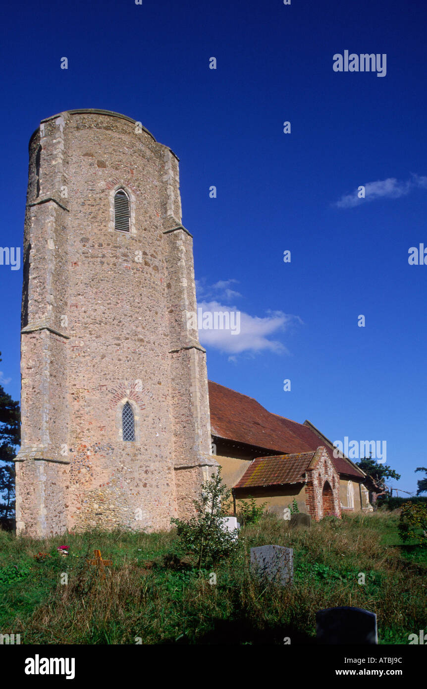 All Saints Ramsholt church Suffolk England Stock Photo