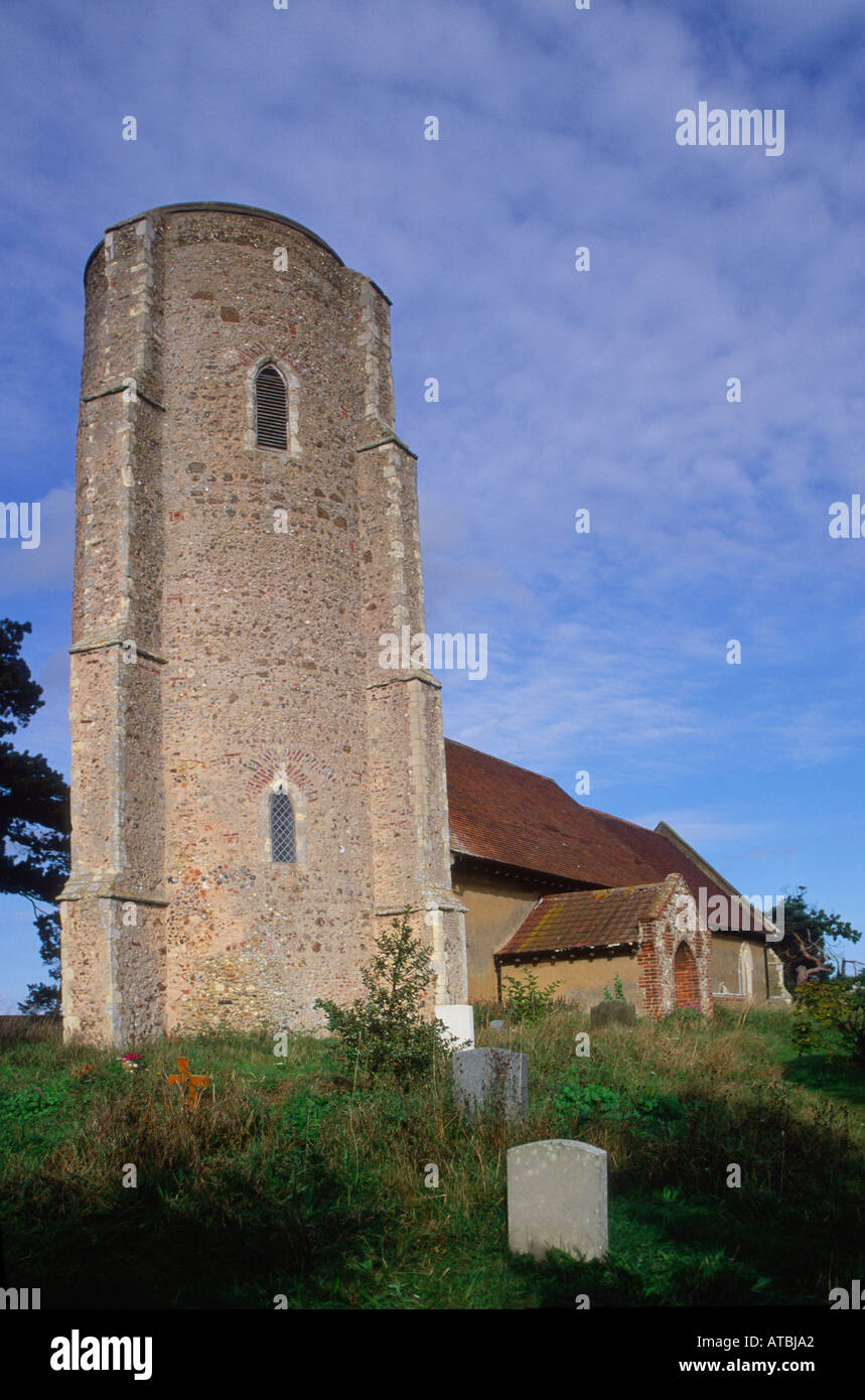 All Saints Ramsholt church Suffolk England Stock Photo
