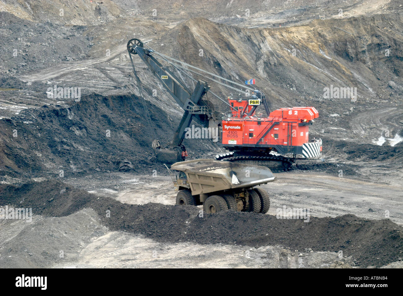 The Athabasca Oil Sands deposit in northern Alberta, Canada contains and estimated 1.7 to 2.5