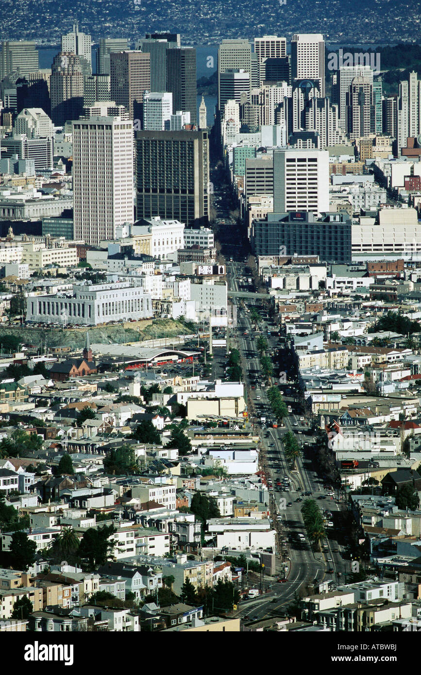 San Francisco, California, United States, aerial view Stock Photo - Alamy