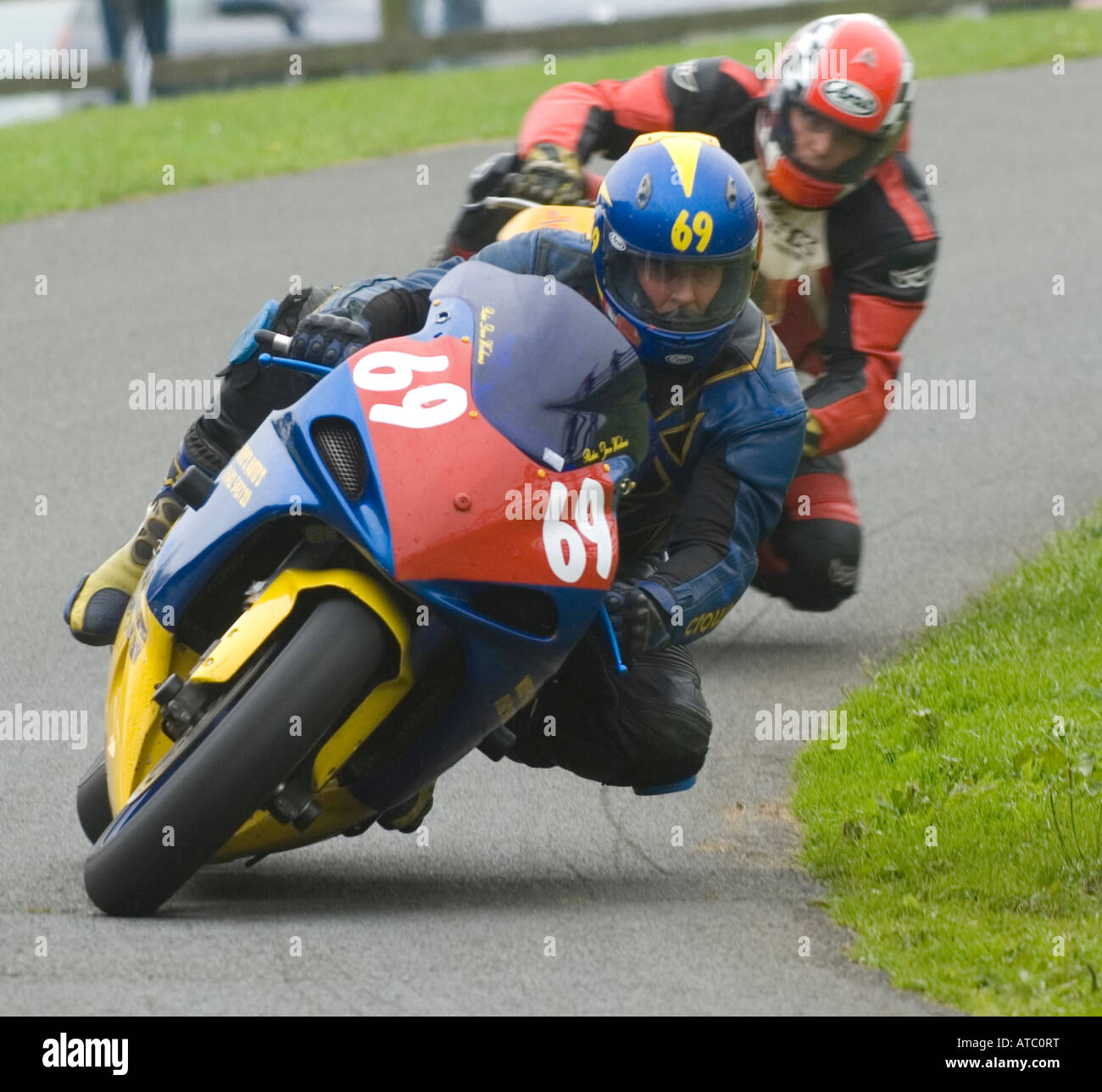 Motorcycle Road Racing Stock Photo Alamy
