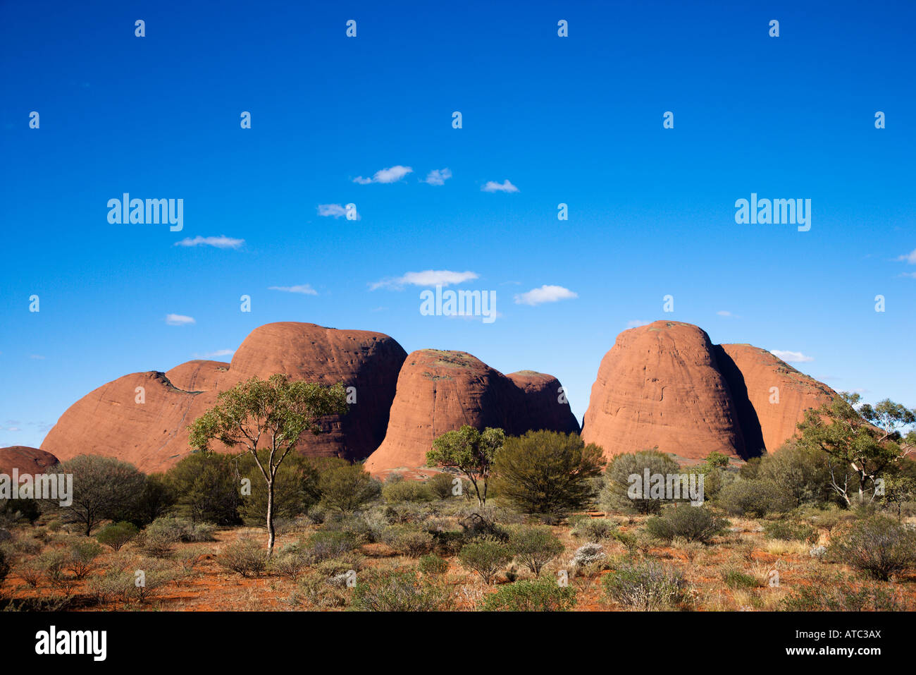 The Olgas rock formation in Uluru Kata Tjuta National Park Australia Stock Photo