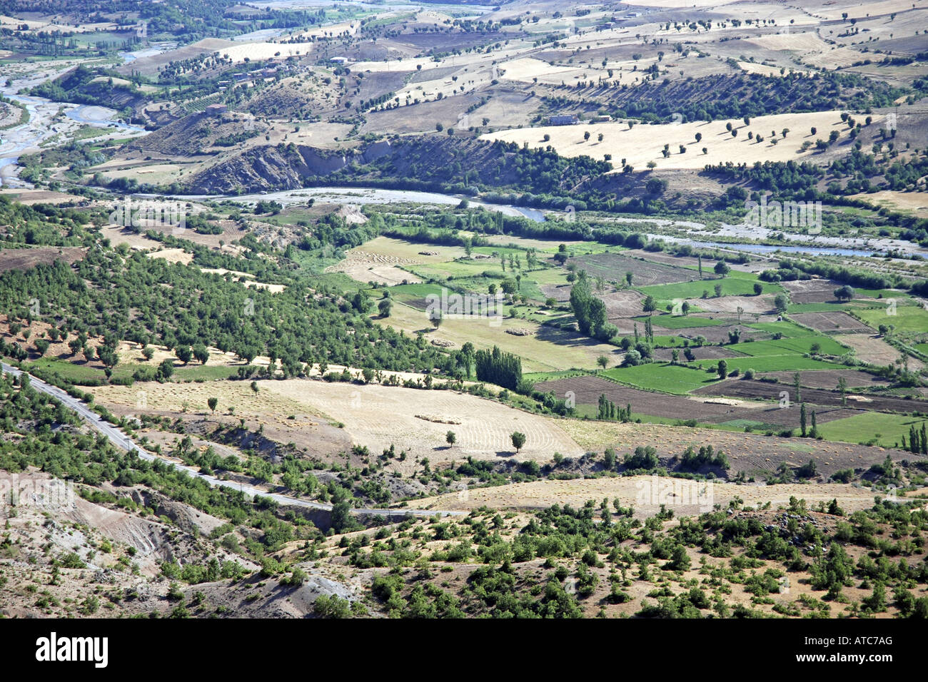 Anatolia Rivers River Valley in the province of Adiyaman in the Taurus Mountains ...