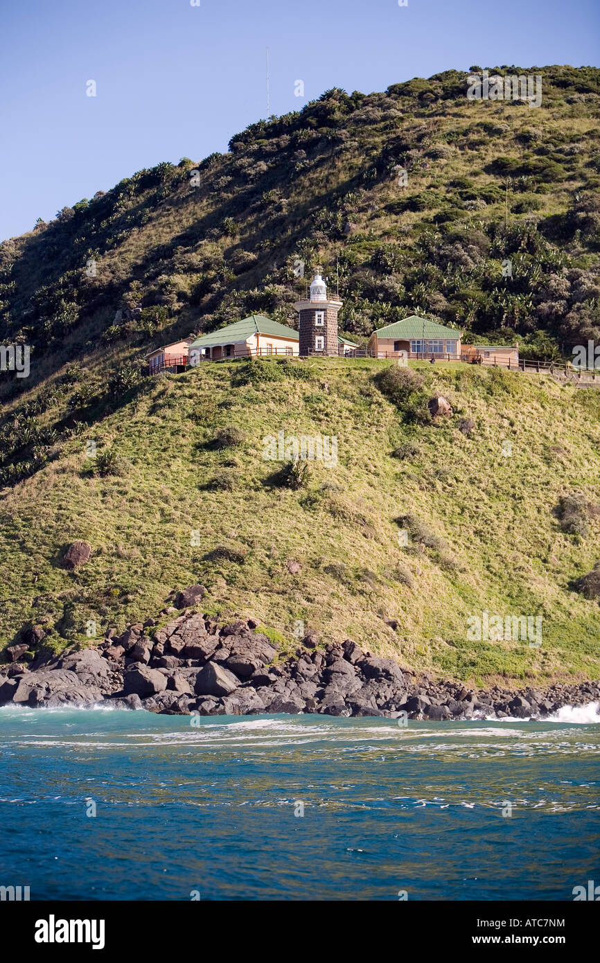 Port St Johns light house Wild Coast Transkei Southeast Africa Indian Ocean Mozambique Stock