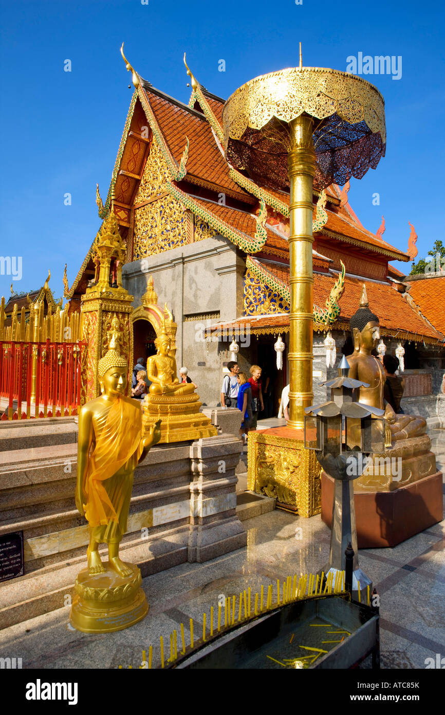 Doi suthep temple in chiang mai Stock Photo