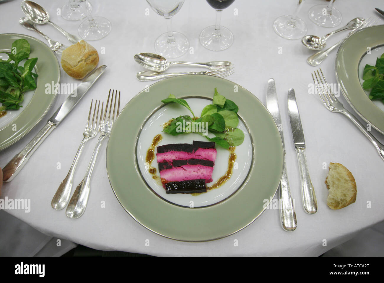 formal dinner, France, Paris Stock Photo Alamy