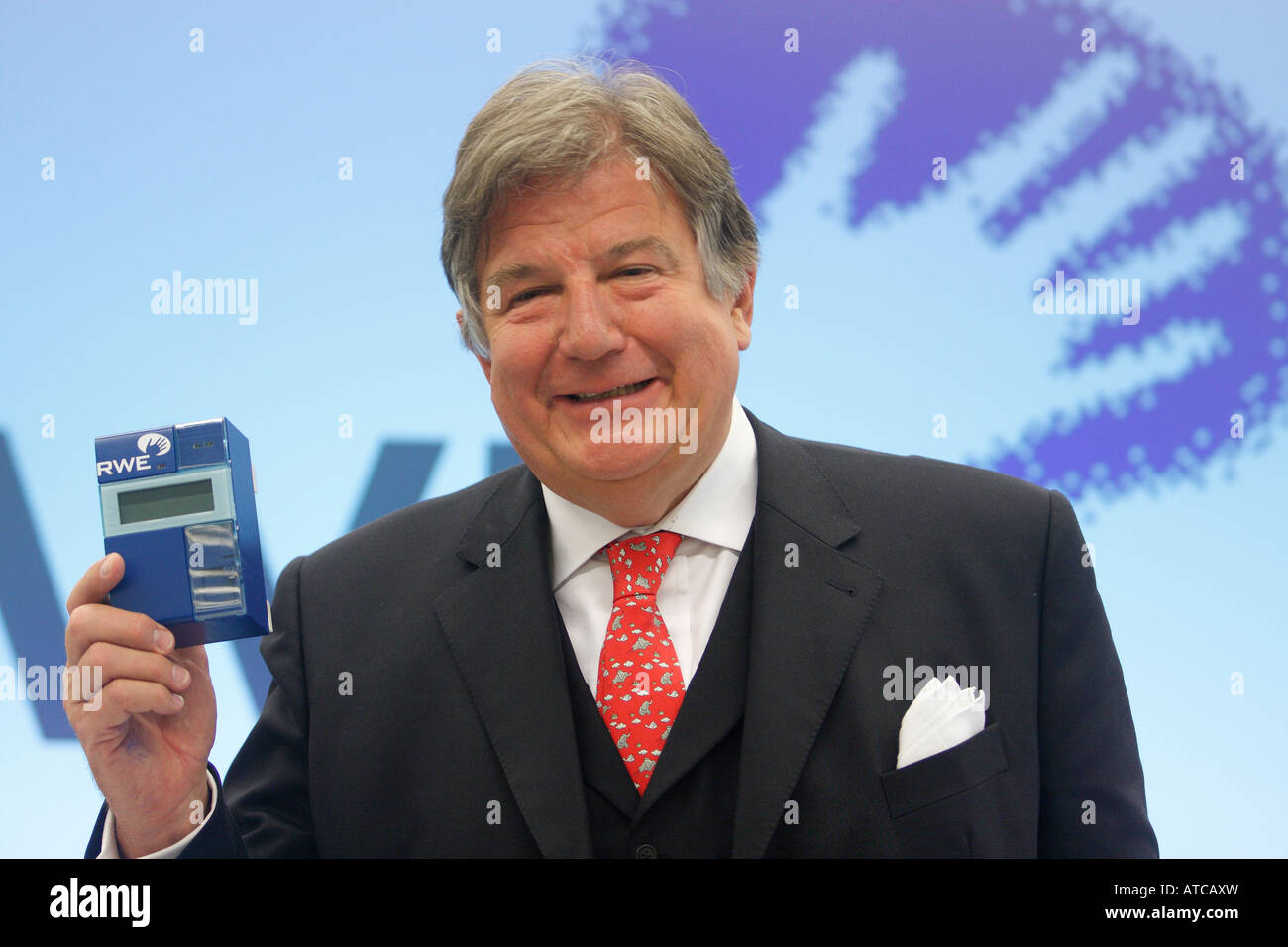 Juergen Grossmann CEO RWE AG Essen Germany Stock Photo