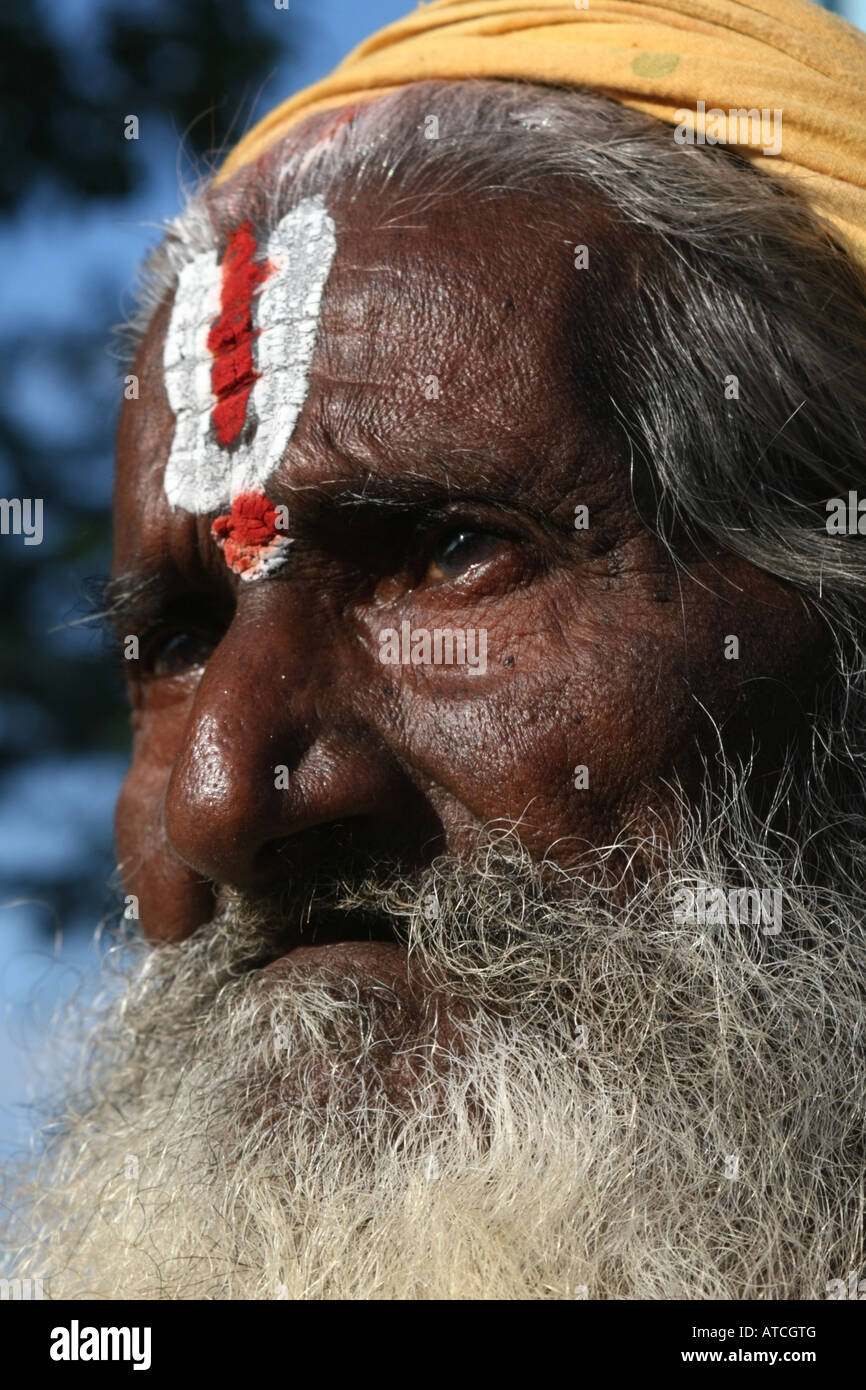 Portrait old man tamil nadu hi-res stock photography and images - Alamy