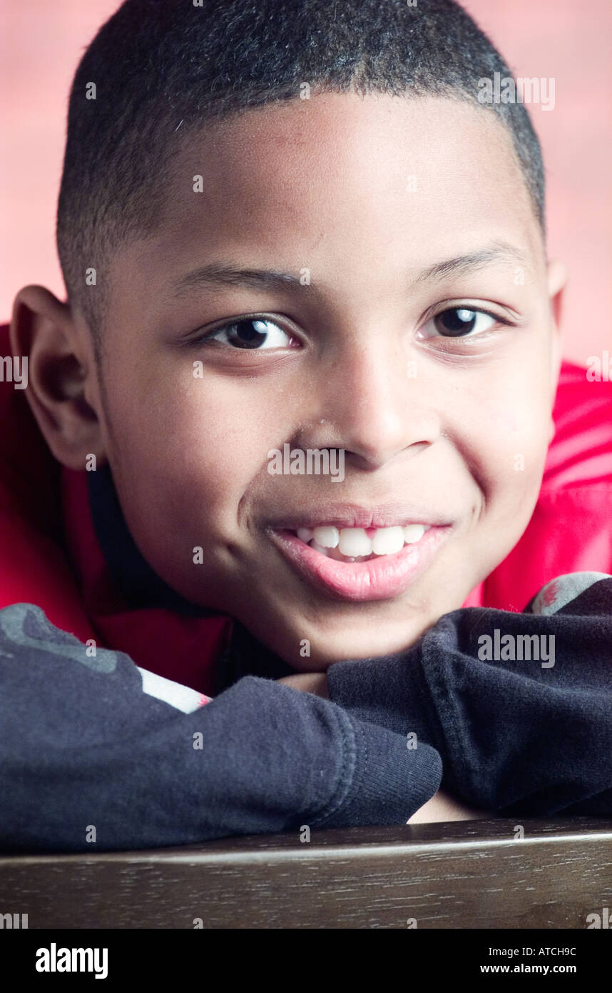 African american male teen portrait hi-res stock photography and images ...