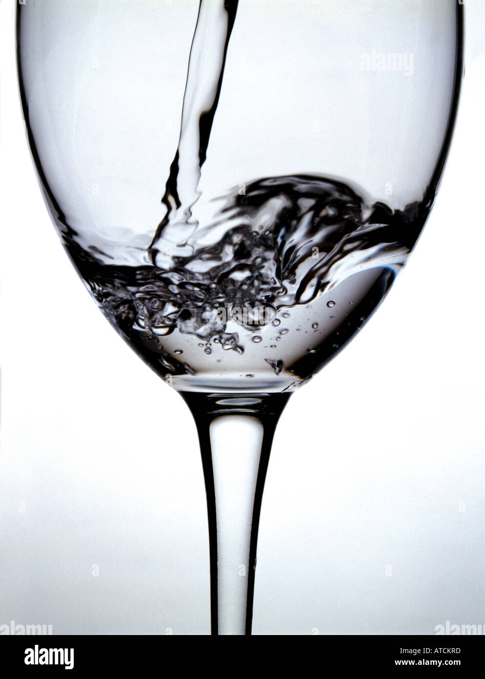 serving a water glass Stock Photo Alamy