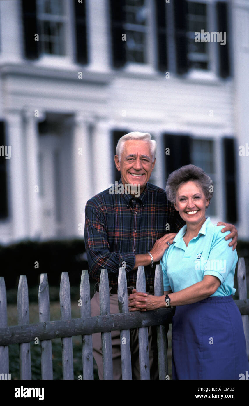 Senior couple portrait Stock Photo