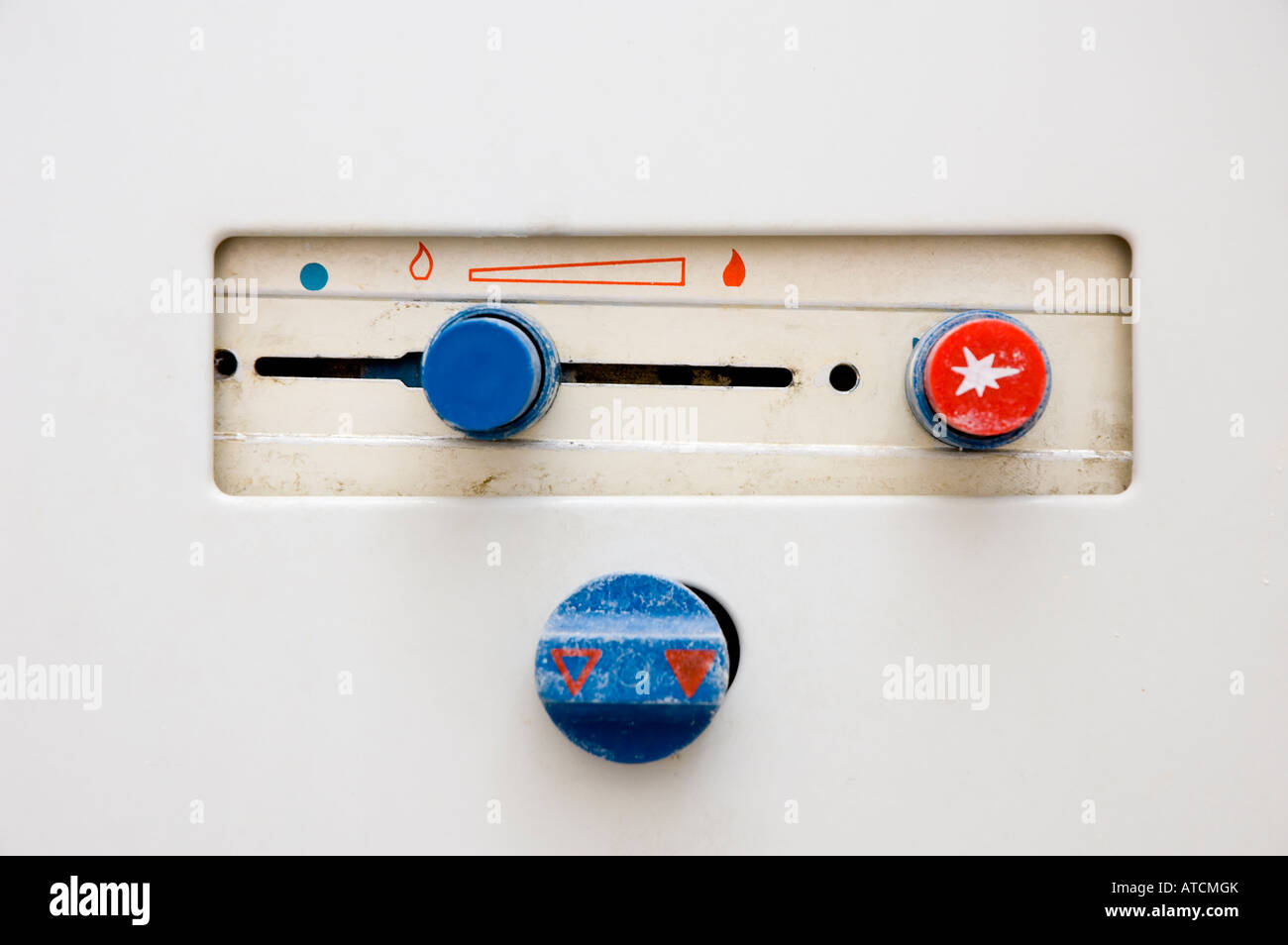 Old bathroom water heater hi-res stock photography and images - Alamy