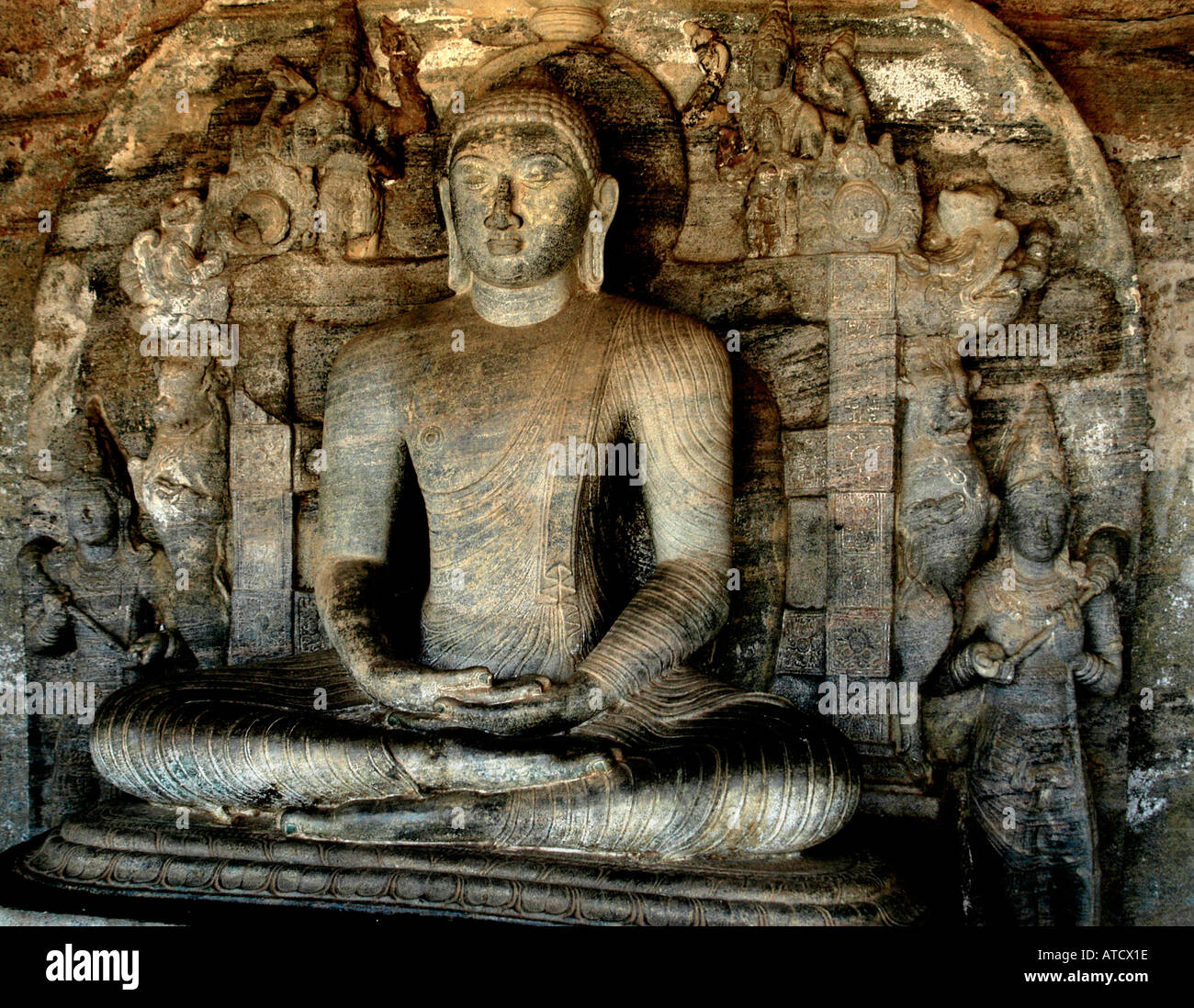 Buddhism Buddha Polonnaruwa Vatadage Sri Lanka Stock Photo Alamy