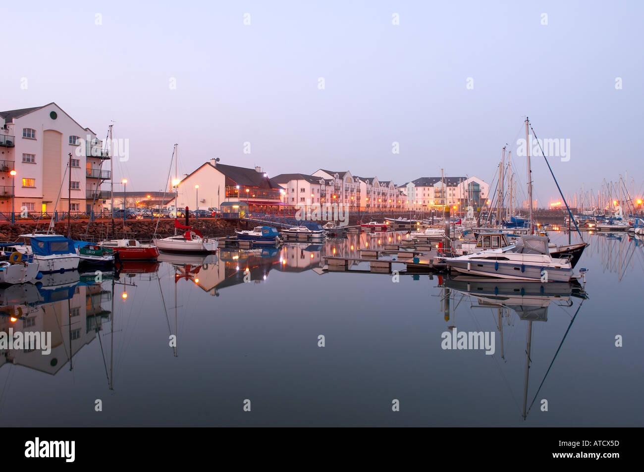 Carrickfergus Marina Co Antrim Northern Ireland Stock Photo Alamy