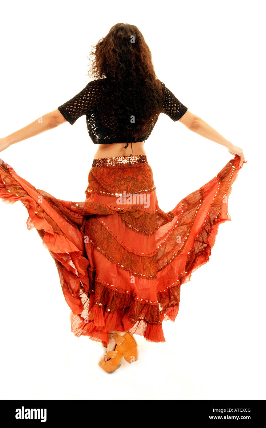 Flamenco dancer motion skirt hires stock photography and images Alamy