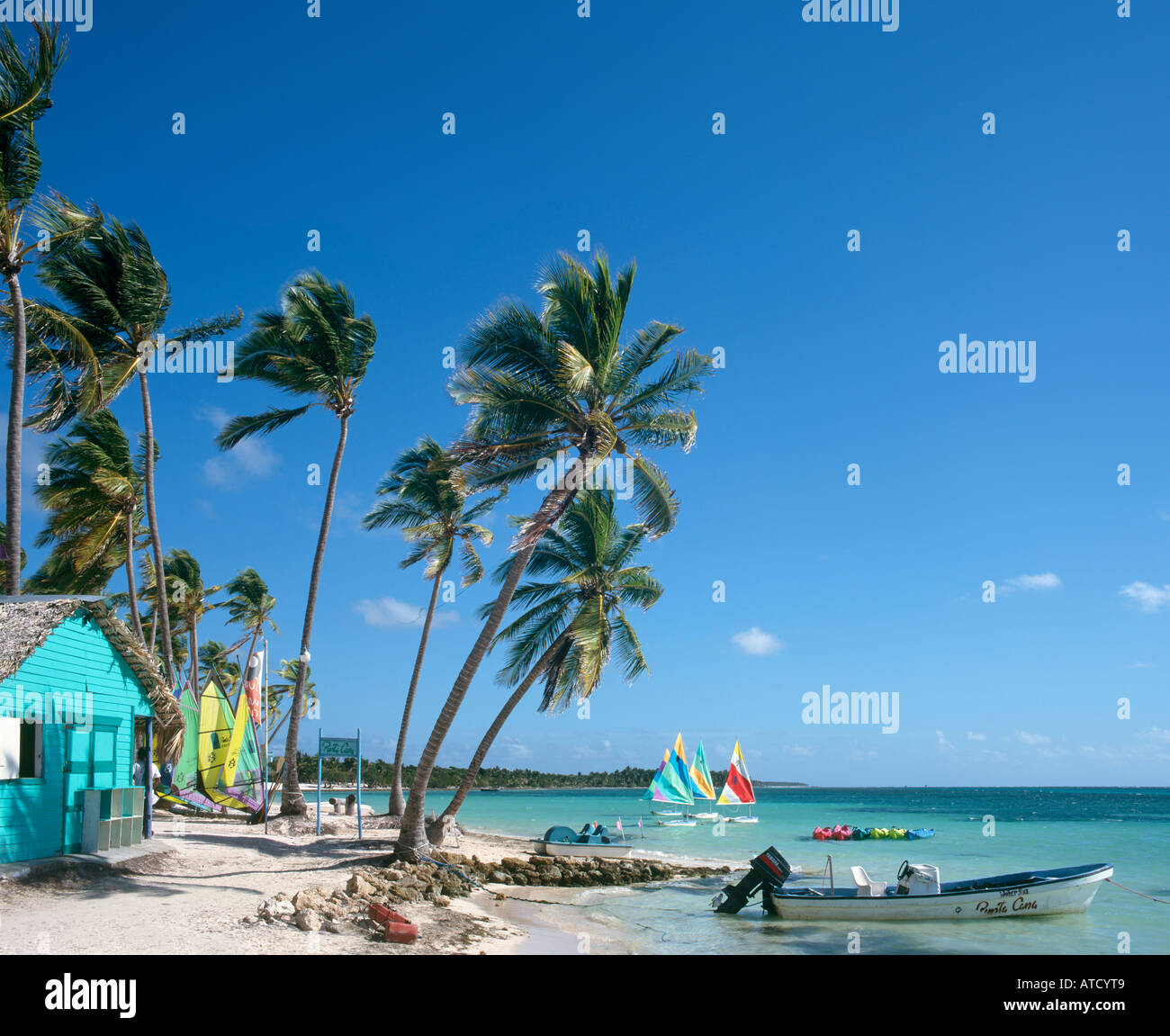 Punta Cana Beach, Dominican Republic, Caribbean Stock Photo