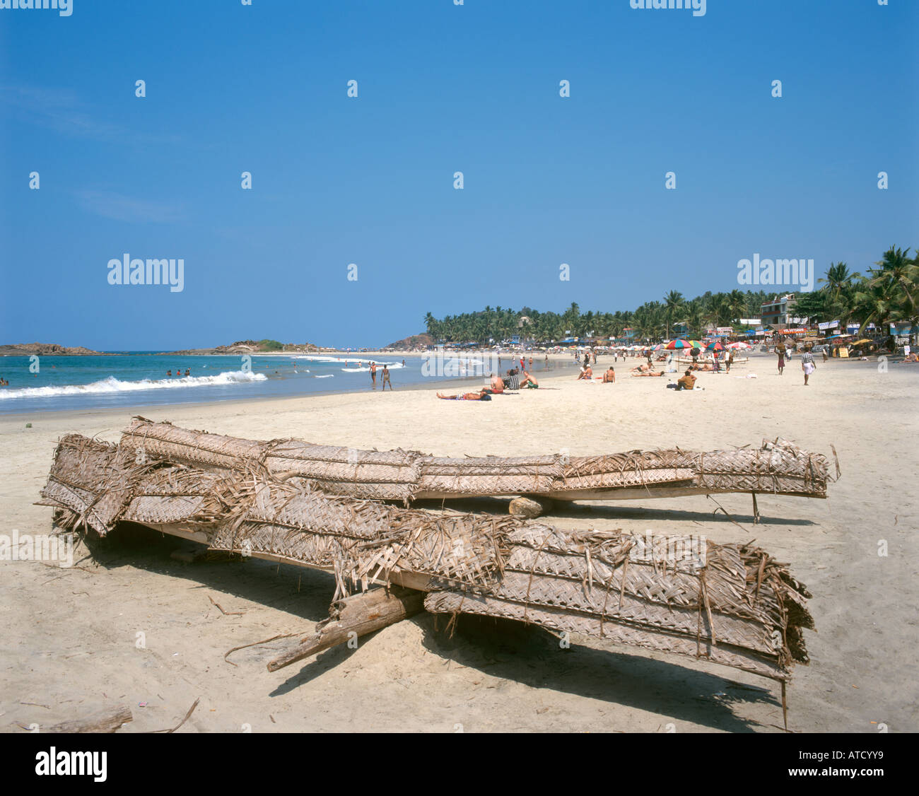 Lighthouse Beach in 2000, Kovalam, Kerala, India Stock Photo Alamy