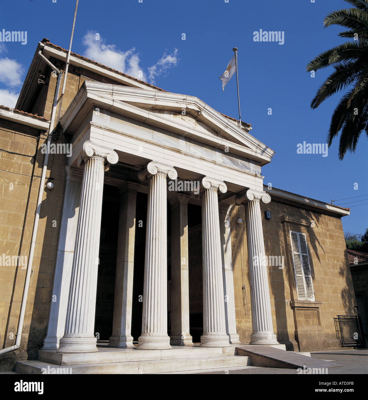 Nicosia archaeological museum Stock Photo