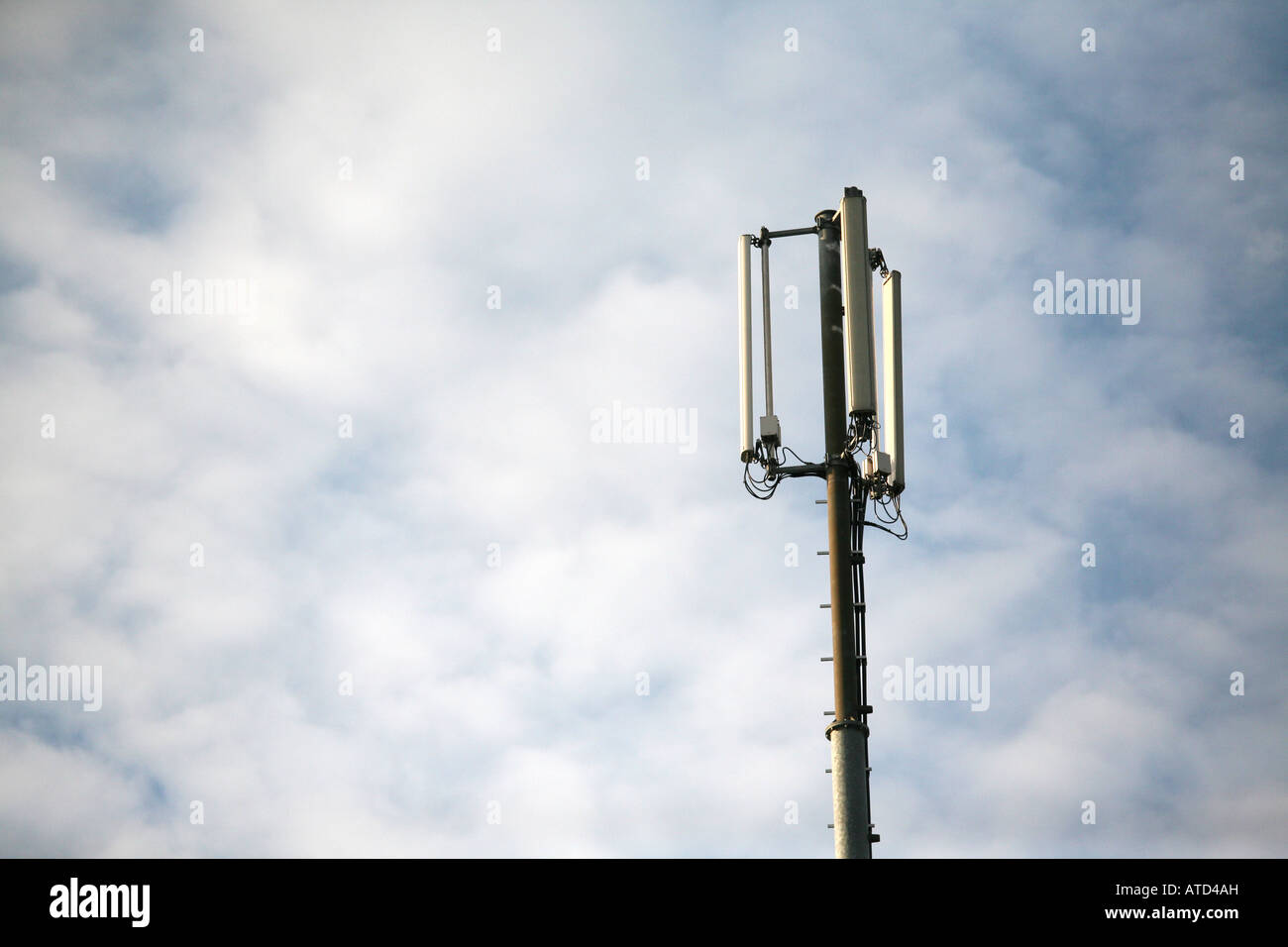 Mobile phone antenna Stock Photo