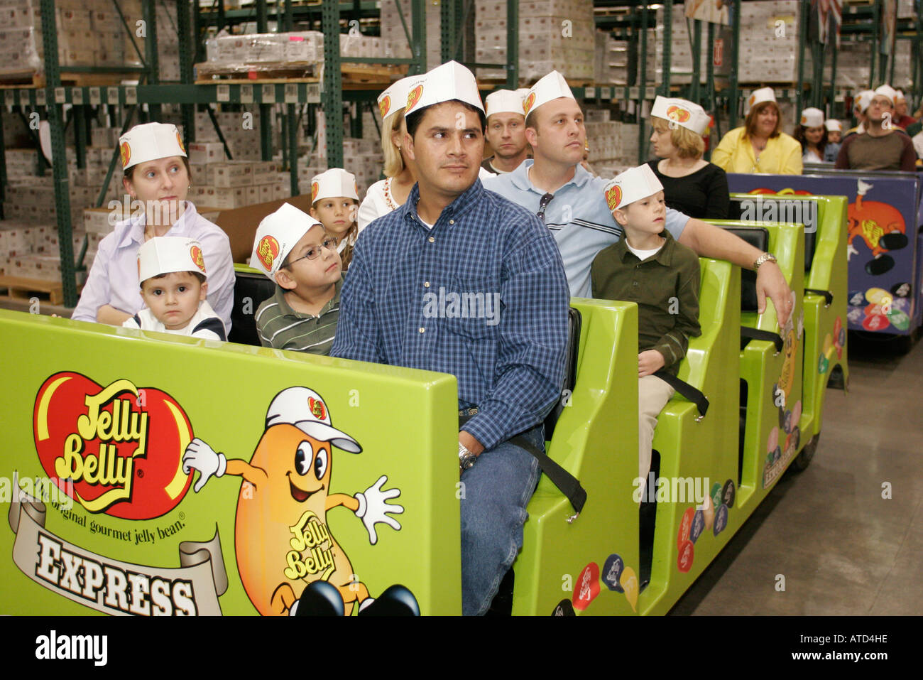 Kenosha Wisconsin,Jelly Belly Candy Store and Tour,warehouse,train