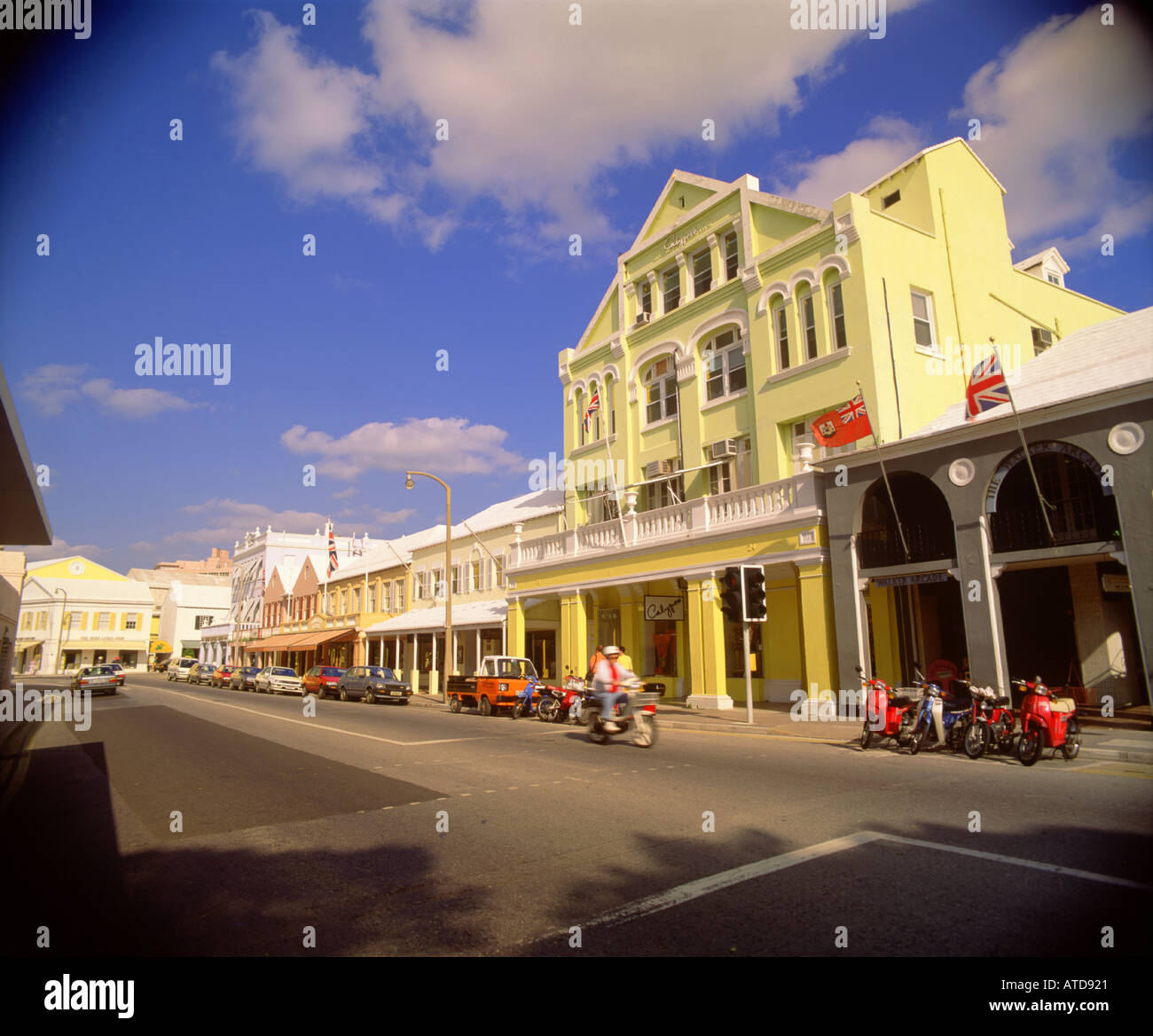 Downtown Hamilton Bermuda High Resolution Stock Photography and Images